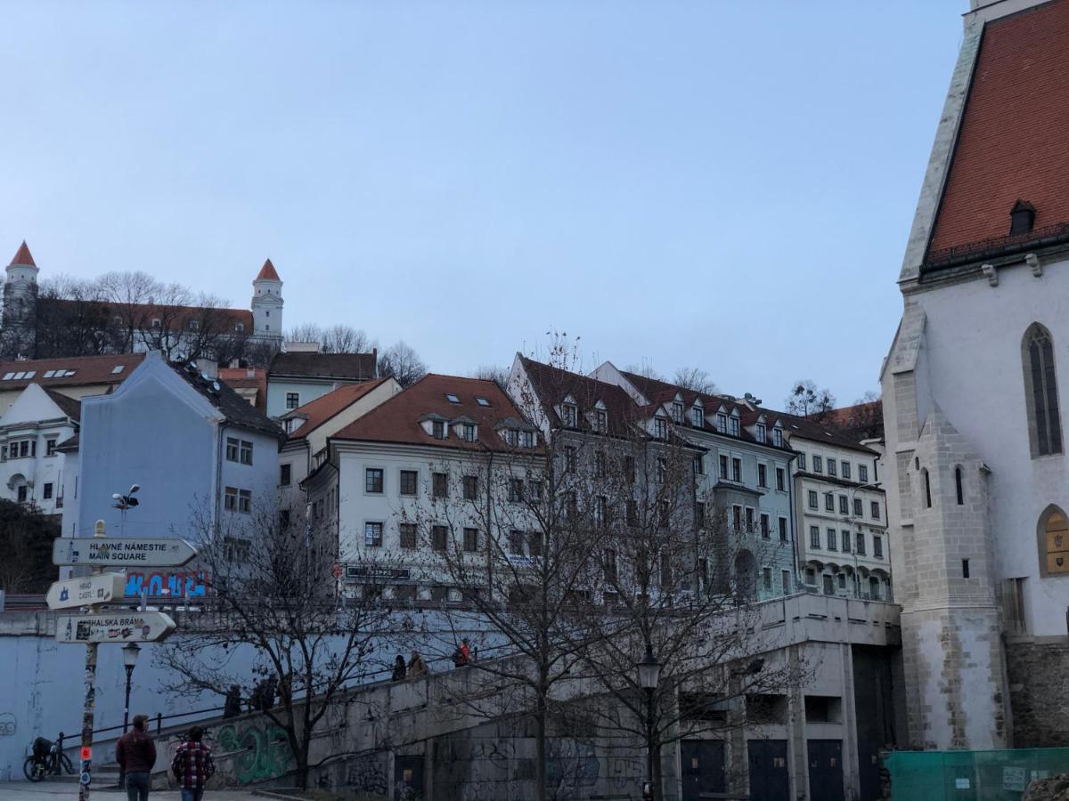 Pleasant Apartment Under The Bratislava Castle Bagian luar foto